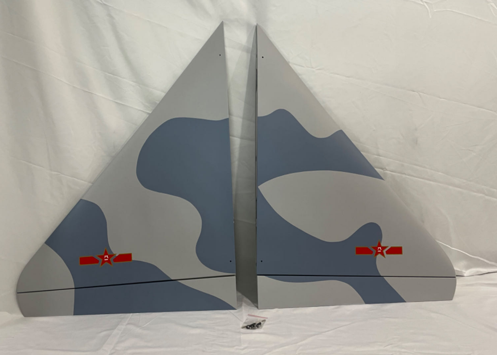 Boomerang J10 Wing set to include hatches, pushrods, control horns and