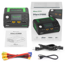 Gens ace iMars D1000 AC 1000W G-Tech Dual Channel Smart Charger US Version