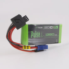 PULSE 2S 1350mAh 20C 7.4V RX P-Tech LiPo Battery - Boomerang RC Jets