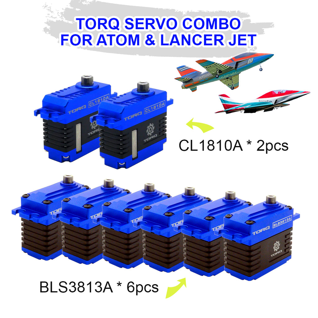 TORQ Servo Combo for Atom/Lancer | Boomerang RC Jets