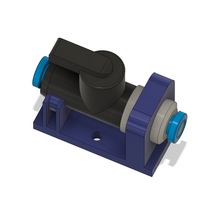 Festo 4mm Ball Valve Mount- Black - Boomerang RC Jets