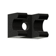 Fuel Line Holders 6mm (single) PKG 10- Black