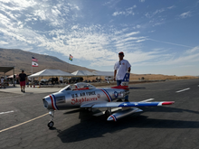 Global Aerojet Super Scale F-86F PNP 3.1M (1/3.75) Turbine Jet - Boomerang RC Jets