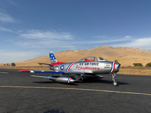 Global Aerojet Super Scale F-86F PNP 3.1M (1/3.75) Turbine Jet - Boomerang RC Jets