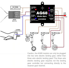 ASSAN AG68 MULTIFUNCTION ELECTRIC RETRACT CONTROLLER WITH ANTI-SIDESLIP BRAKE GYRO - Boomerang RC Jets