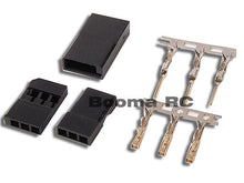 AR Proline Servo Terminal (JR/Futaba) with Safety Clip Gold Plated (5 pack) - HeliDirect