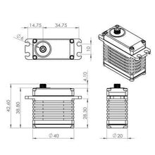 MKS HBL550 X5 Digital Brushless Ultra Speed/Torque High Voltage Servo - HeliDirect