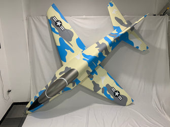 Boomerang Atom Squared Blue Camo PNP - Boomerang RC Jets