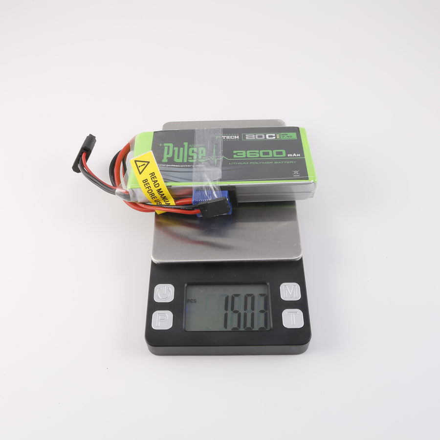 PULSE 2S 3600mAh 20C 7.4V RX P-Tech Lipo Battery– Boomerang RC Jets