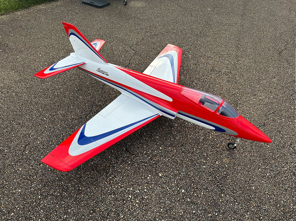 Boomerang Composite Ranger Sport Jet - Red/White | Boomerang RC Jets