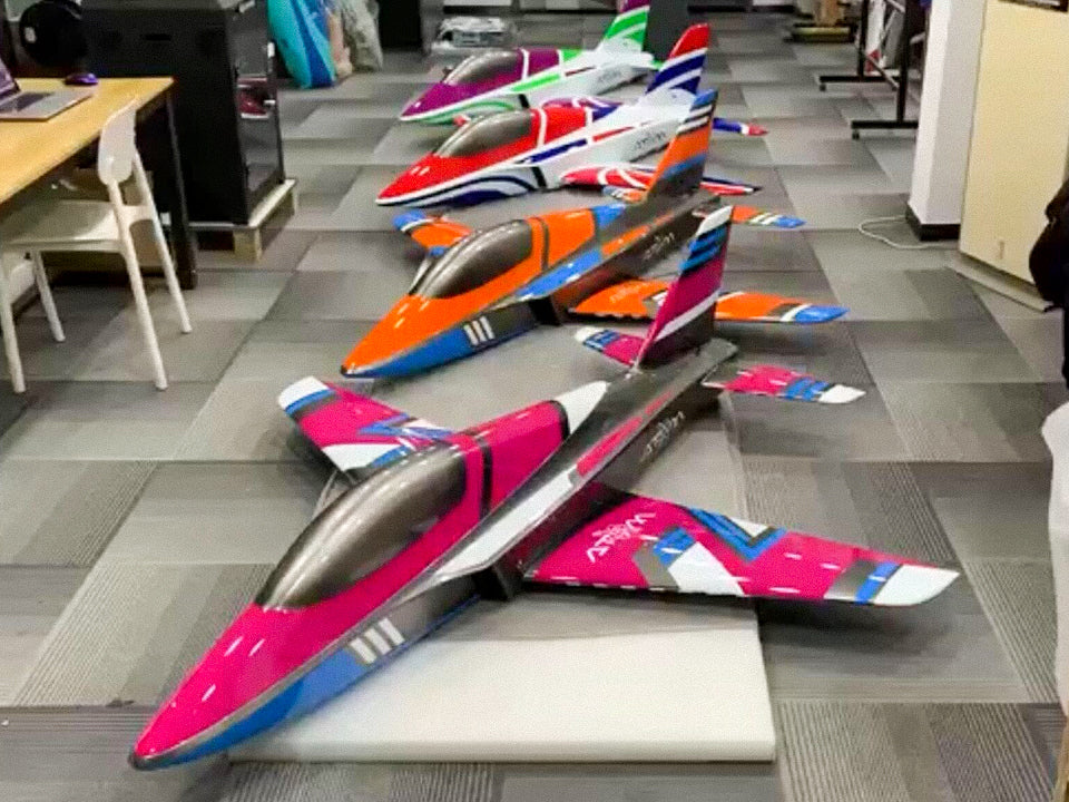 Boomerang ATOM - Orange Blue PNP– Boomerang RC Jets