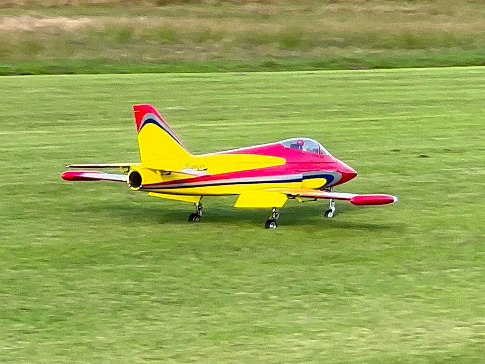 Boomerang Composite Ranger Sport Jet Yellow/Red Boomerang RC Jets