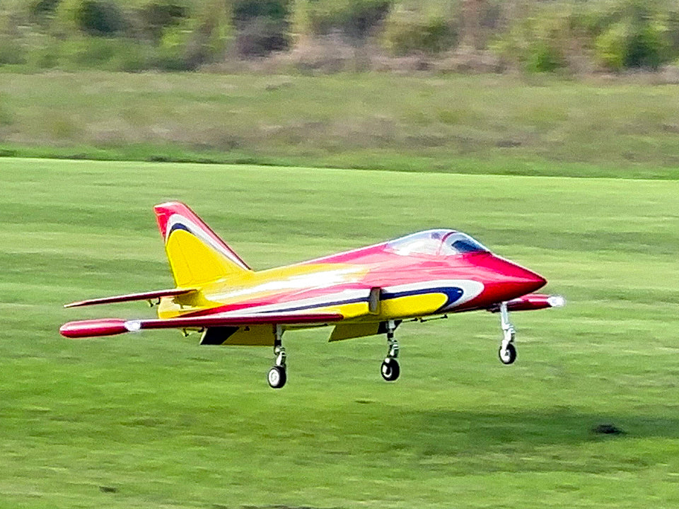 Boomerang Composite Ranger Sport Jet - Yellow/Red– Boomerang RC Jets