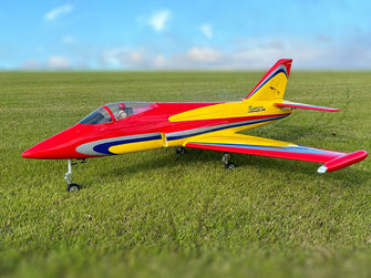 Boomerang Composite Ranger Sport Jet - Yellow/Red - Boomerang RC Jets