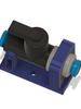 Festo 4mm Ball Valve Mount- Black - Boomerang RC Jets