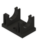 Festo 6mm Ball Valve Mount- Black - Boomerang RC Jets