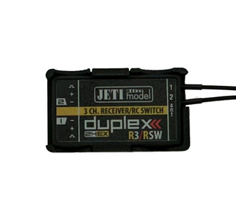 Jeti R3 R3SW Receiver Mount- Black - Boomerang RC Jets
