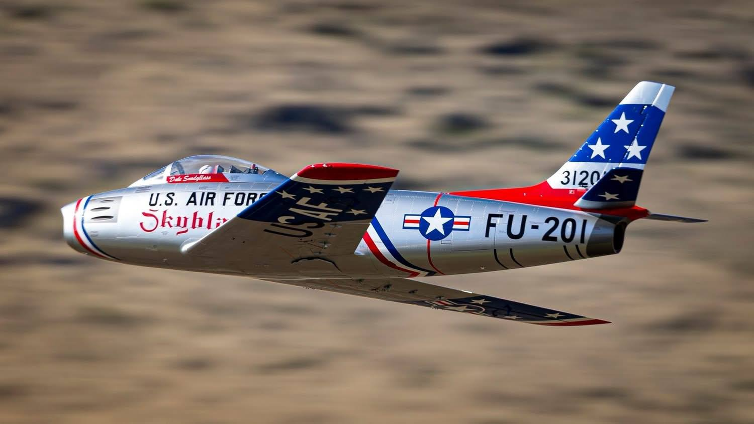 Global Aerojet Super Scale F-86F PNP 3.1M (1/3.75) Turbine Jet ...