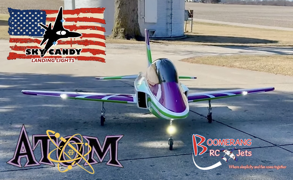 Sky Candy ATOM Light Kit (75″ wingspan)– Boomerang RC Jets