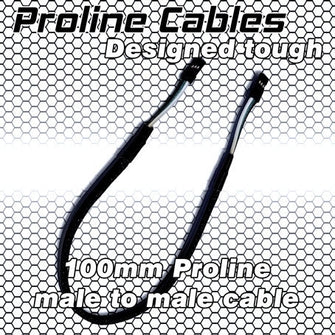 Pro line Male-to-male 100mm (3.9 inches) Servo Cable - HeliDirect