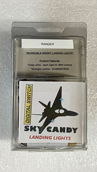SkyCandy Lights Tip Tank Kit for Boomerang Ranger - Boomerang RC Jets