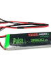 Pulse 3800mah 2S 6.6V 25C Receiver LiFePO4 Battery - XT60 Connector - HeliDirect