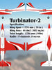 Boomerang Turbinator 2 Red and White - Boomerang RC Jets